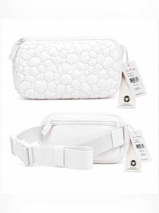 Wildfox Handbags - Wildfox White Quilted Floral Puffy Belt/Sling Bag - NWT
